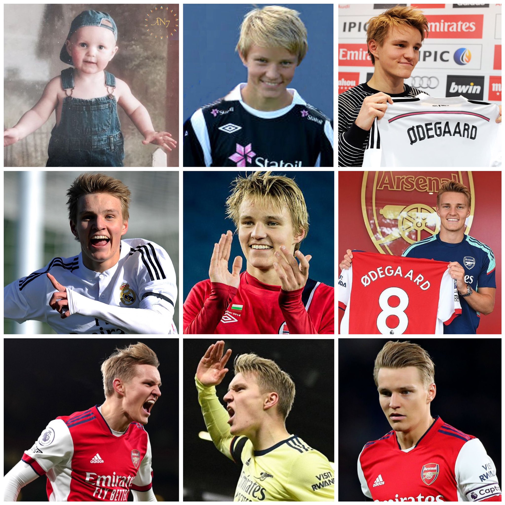 Gooner Chris on X: " Martin Ødegaard. Norwegian prodigy. Arsenal Football Club hotshot. El Capitan ️ https://t.co/aECxdcJZq8" / X