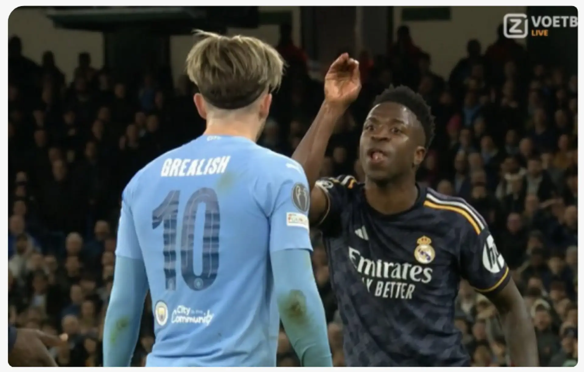 This guy creates hate for himself': Vinicius slammed for his behaviour in Man City clash - Football | Tribuna.com