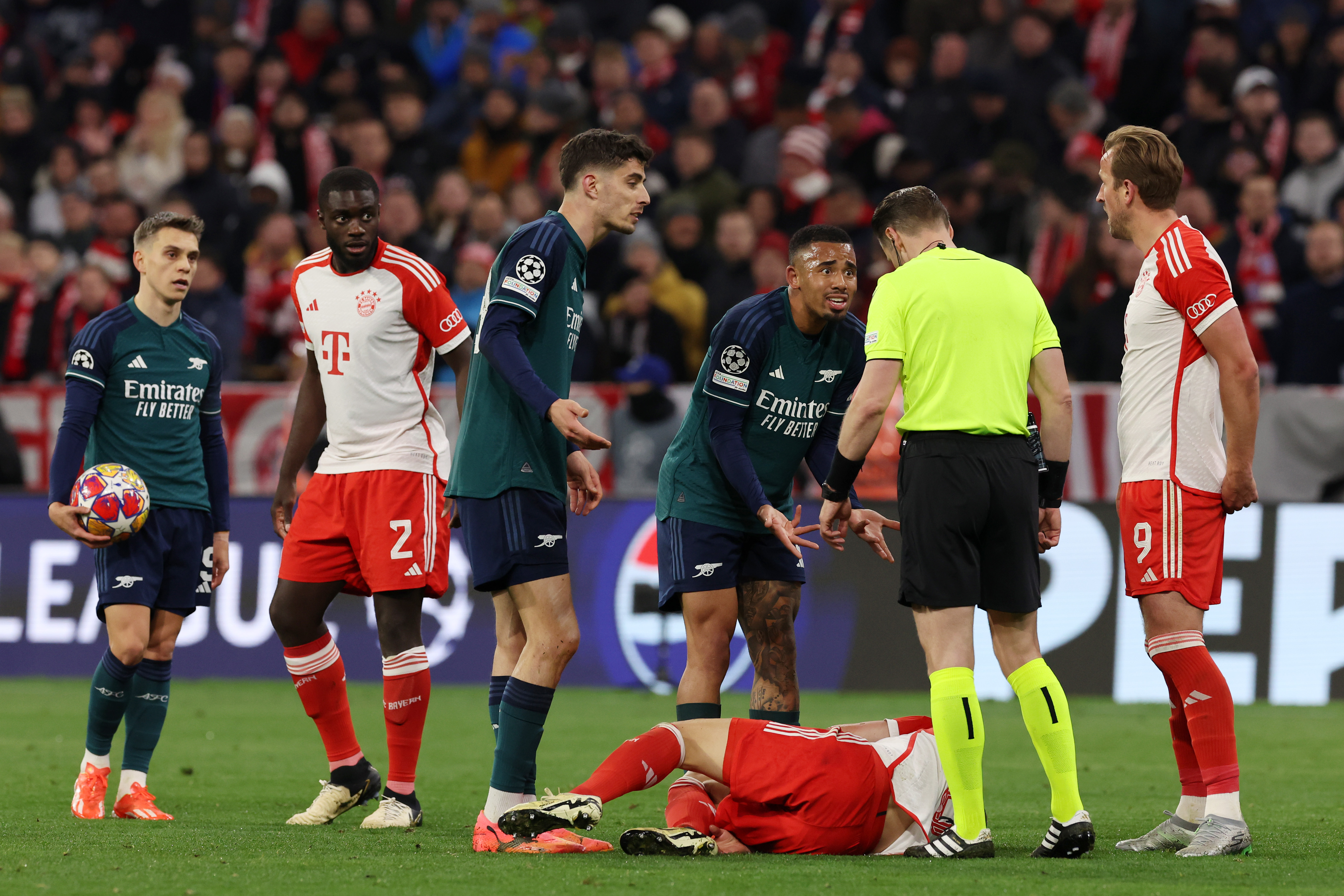 Kai Havertz, Gabriel Jesus and Co struggled against Harry Kane's Bayern