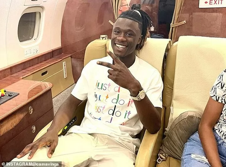 Real Madrid's new star Camavinga jets into Spanish capital ahead of  unveiling| All Football