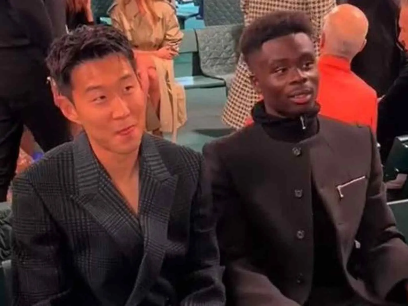 Fans Split Over Son Heung-min and Bukayo Saka's Unexpected Encounter at London Fashion Week – Thick Accent