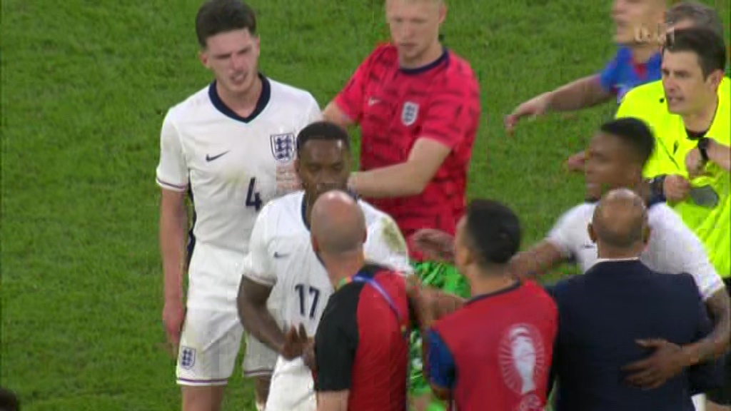 Calzona had attempted to confront the officials after Slovakia's loss to England