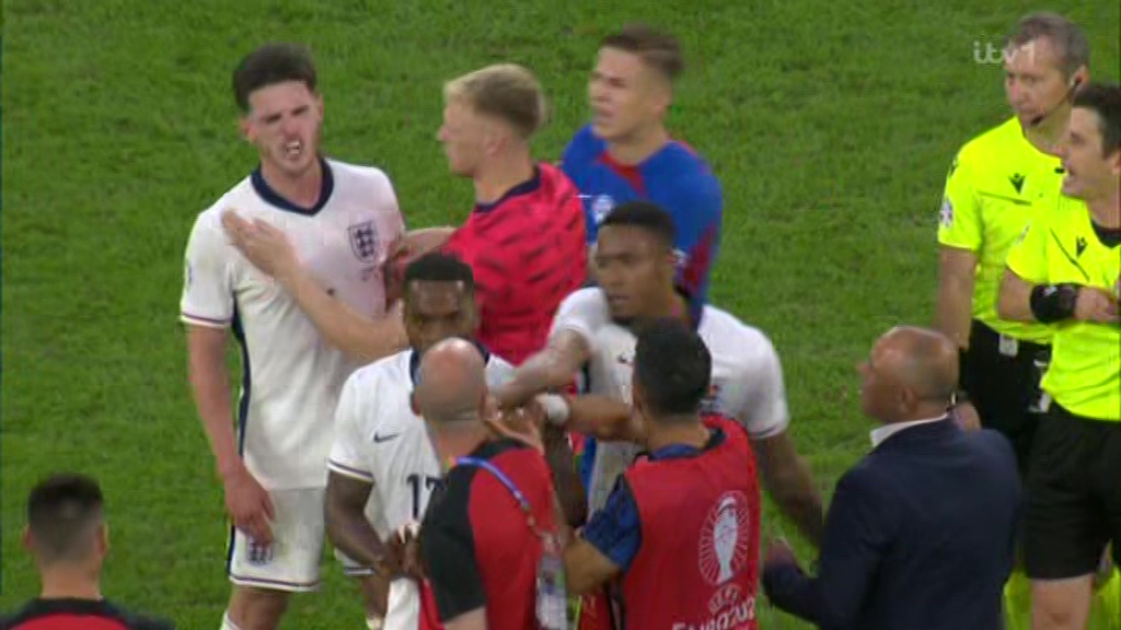 Members of the Slovakia coaching team were also involved in the altercation