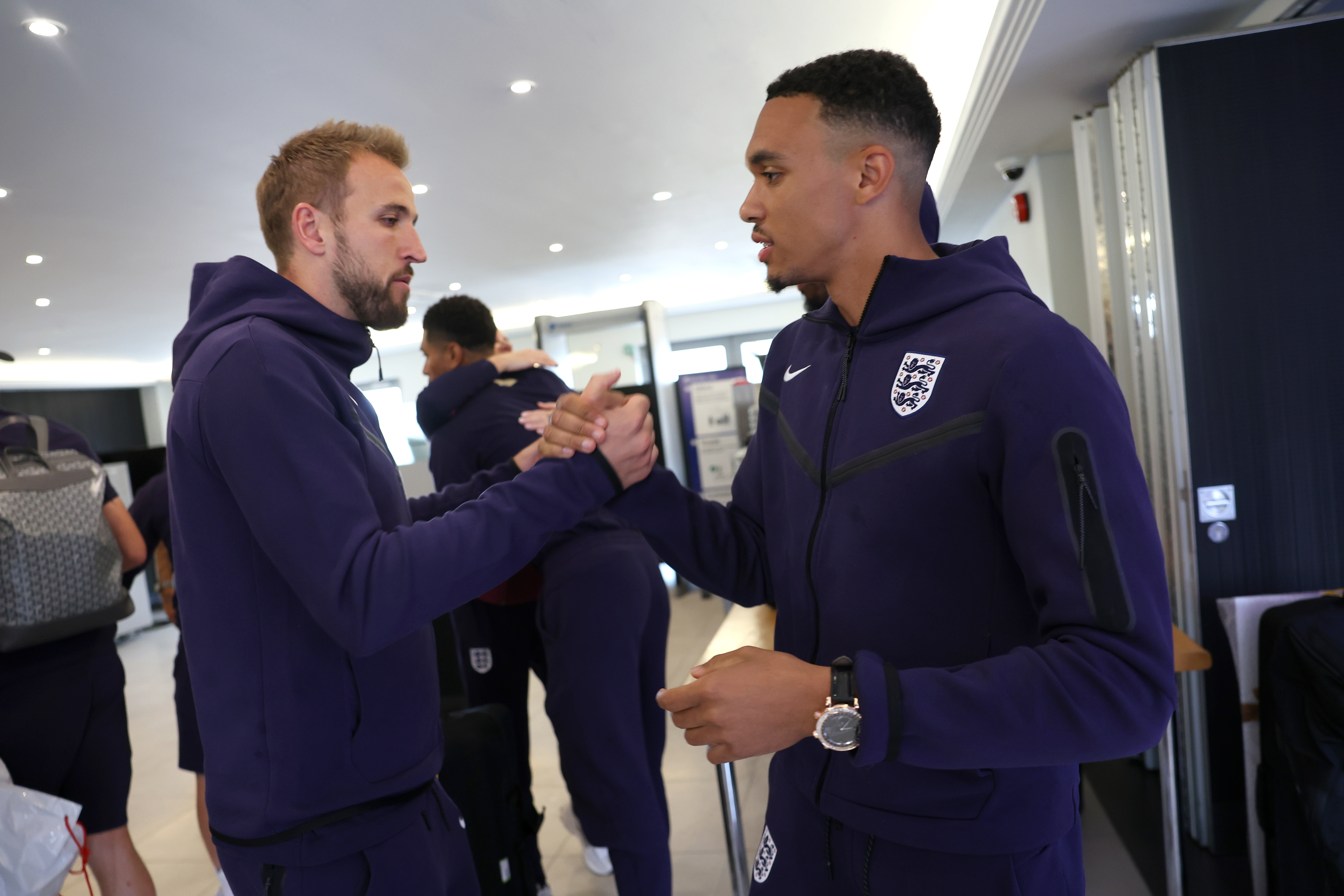 Kane and Alexander-Arnold say their goodbyes