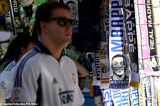 Row upon row of memorabilia was on sale to commemmorate a historic day in football