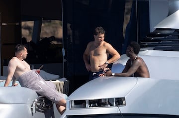 Vinicius Junior enjoys a few days of vacation on the island of Ibiza.