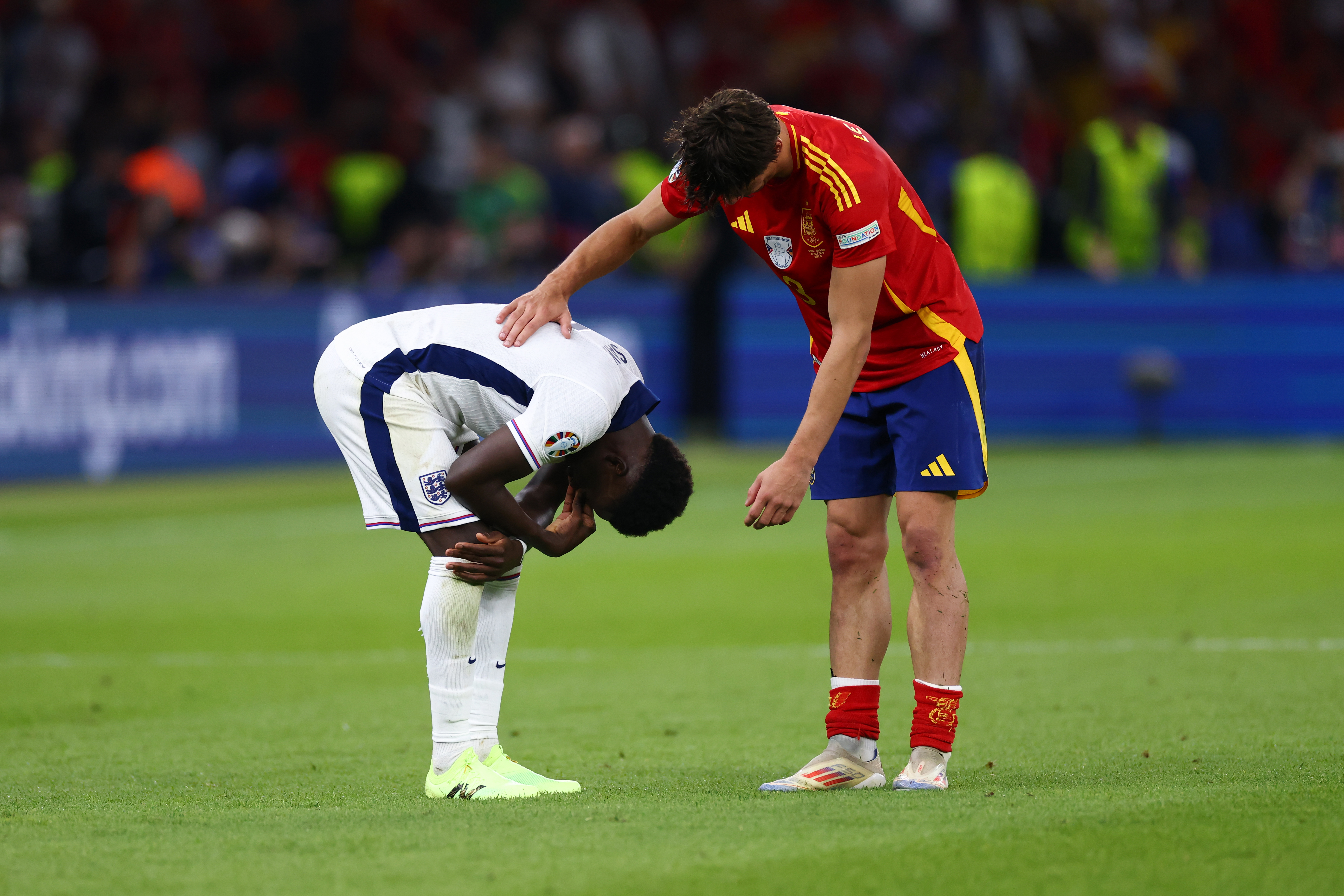 Bukayo Saka suffered Euro 2024 final heartbreak with England this summer